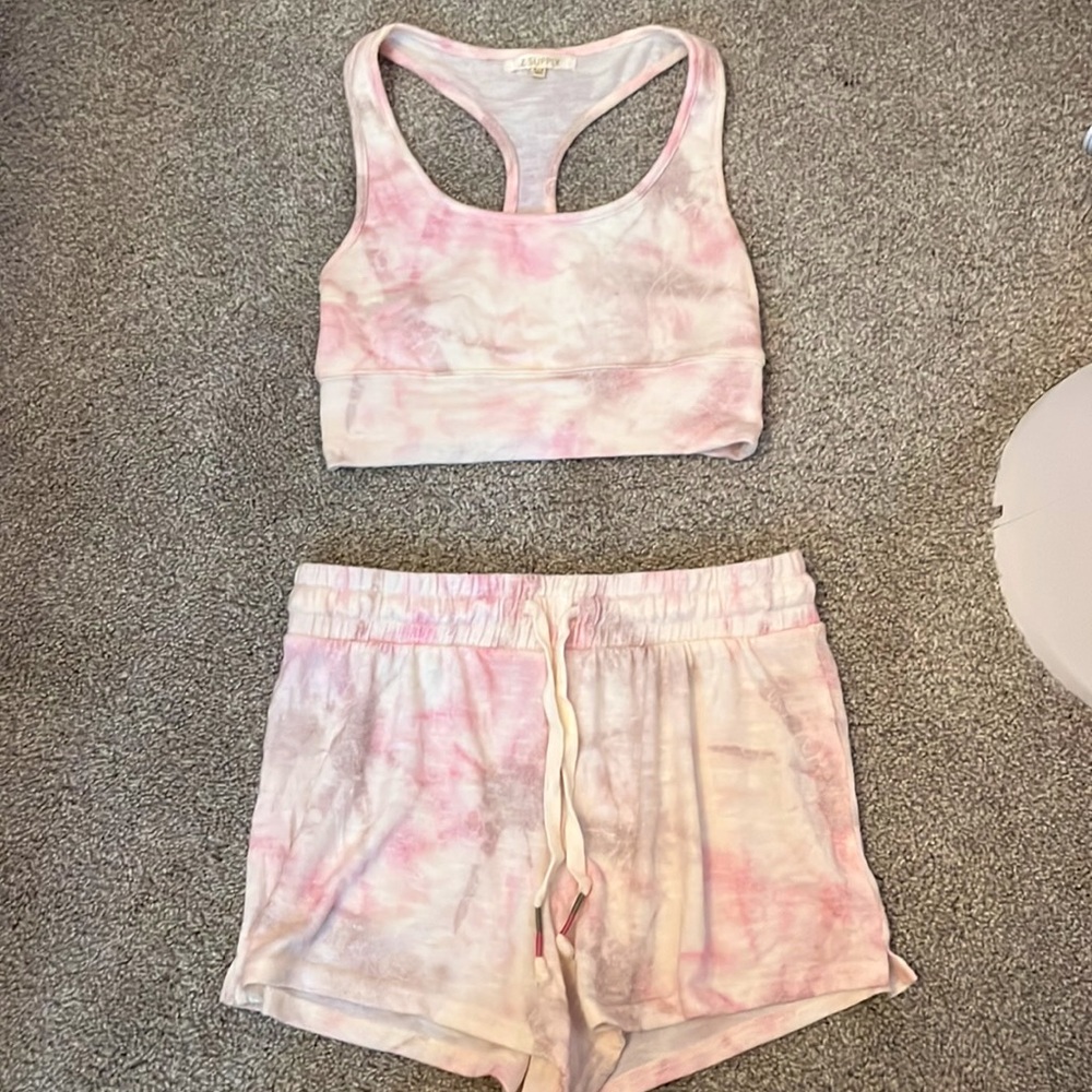 TYE-DYE BOUTIQUE BRALETTE/SHORT SET